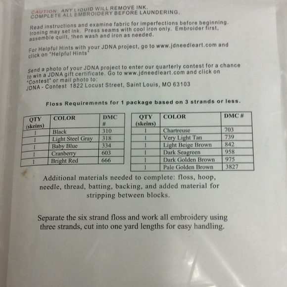 Jack Dempsey Needle Art Nursery Quilt Blocks - Picture 2 of 3